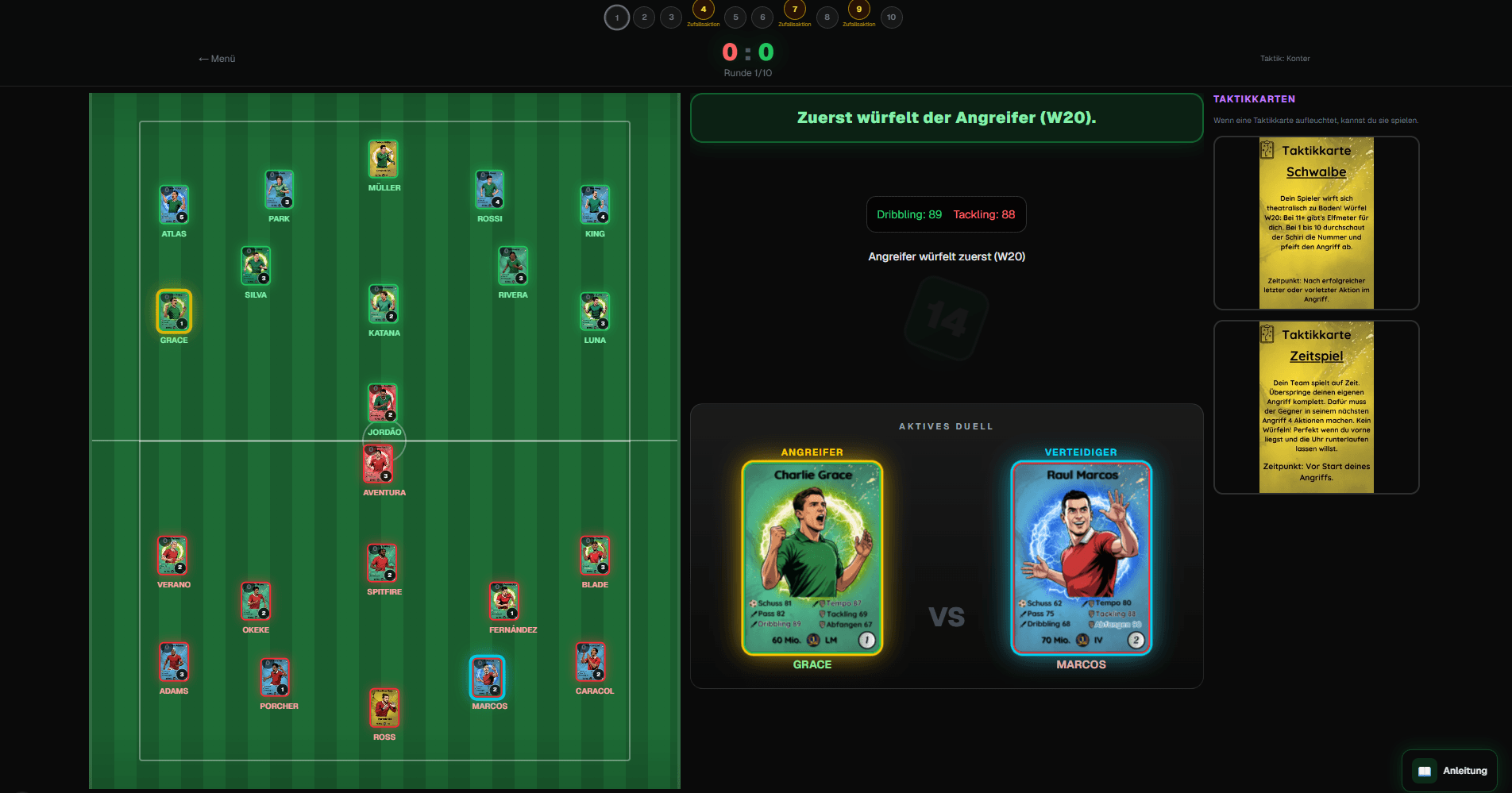 Card Kickers online spielen